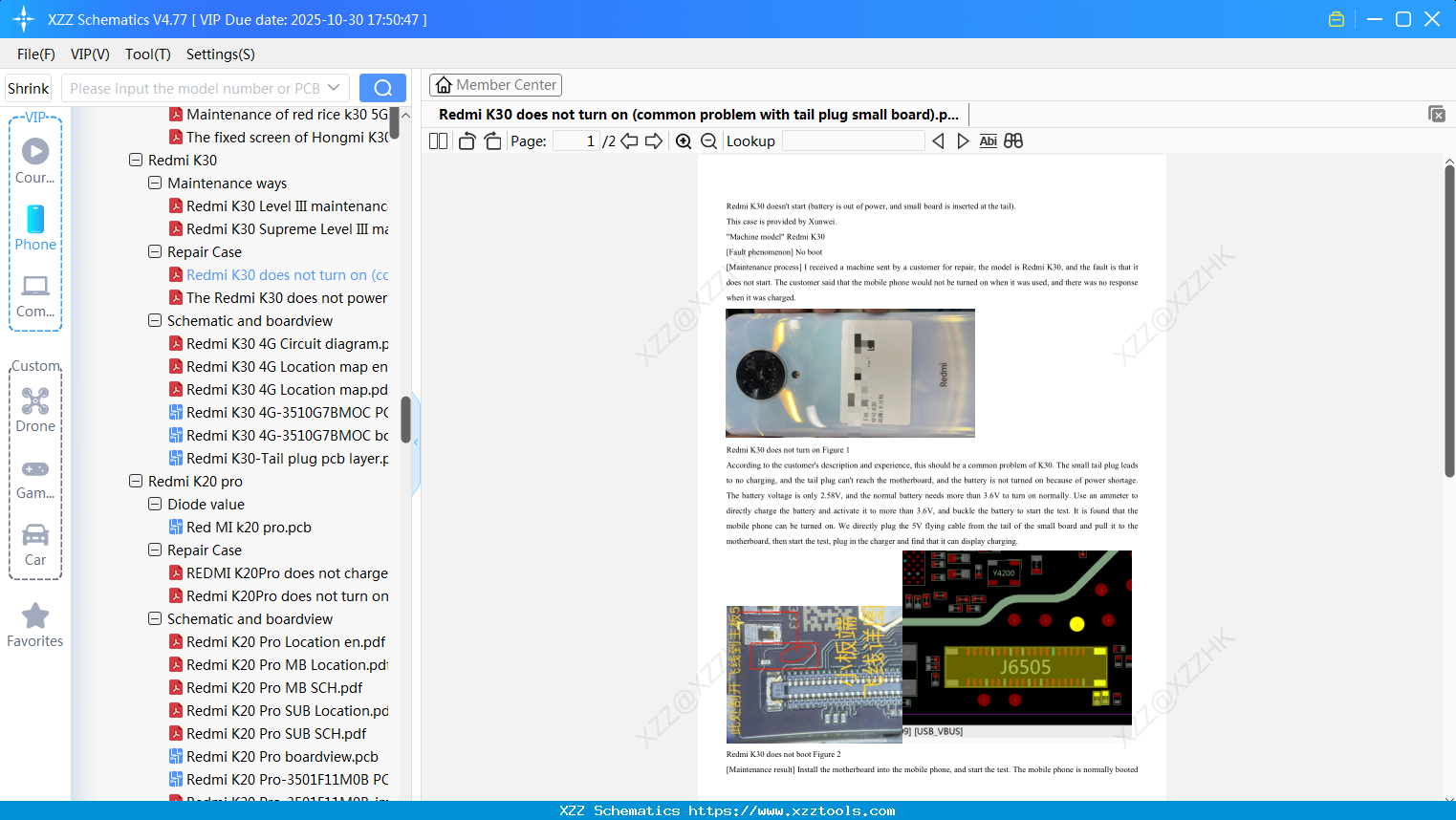 Xiaomi Redmi K30 Does Not Turn On (common Problem With Tail Plug Small Board)